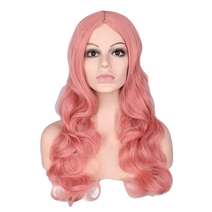 Perruque Synthétique Longue Ondulée pour Femme
