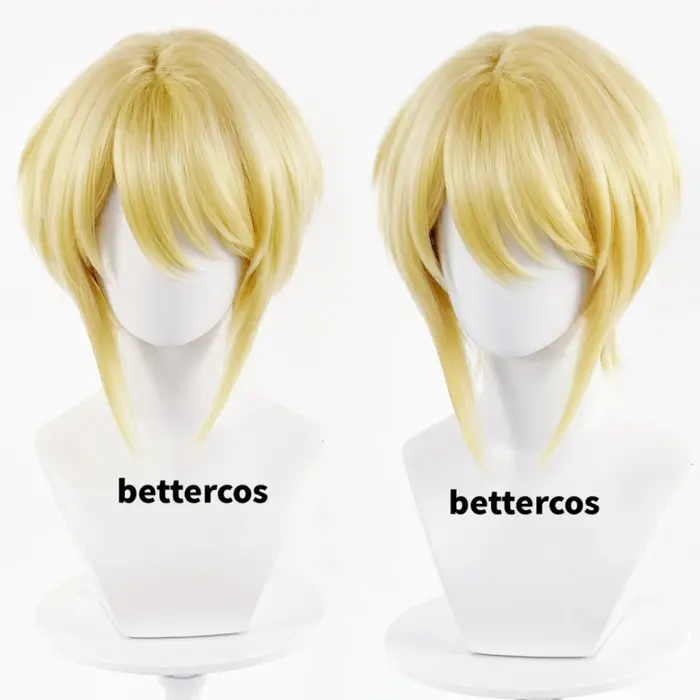 William James Moriart Cosplay perruque Anime MORIARTY le PATRIOT Blonde cheveux synthétiques courts