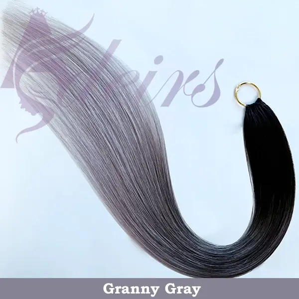 ADEIRS plume extensions de cheveux droite 100% réel humain Microring Extensions de cheveux couleur v