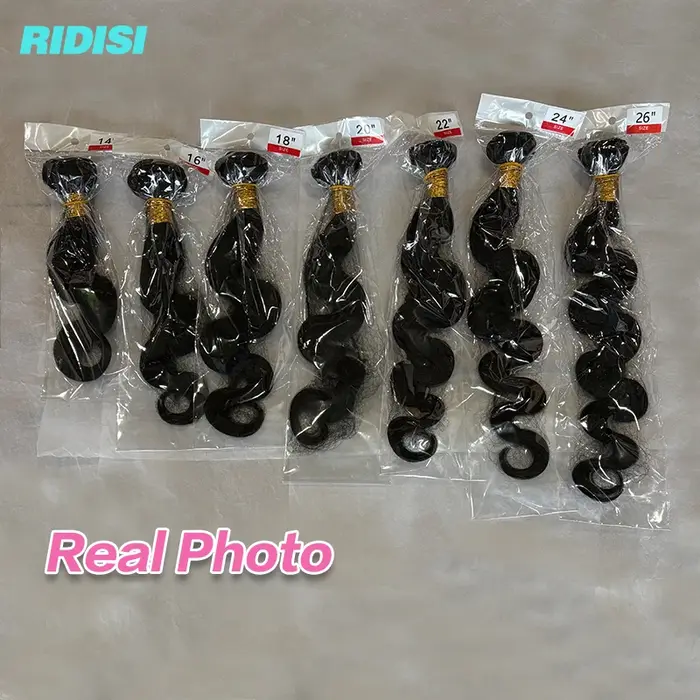 Extensions de cheveux humains naturels ondulés, 22, 24, 26 pouces, cheveux vierges brésiliens, 3/4 p