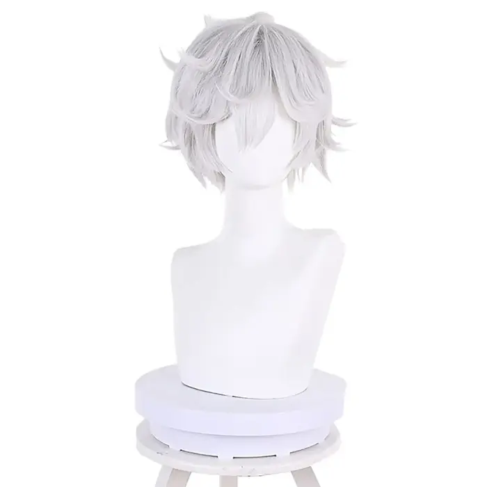 Gabimaru Anime Jigokuraku Perruque Courte Bouclée pour Hommes et Garçons