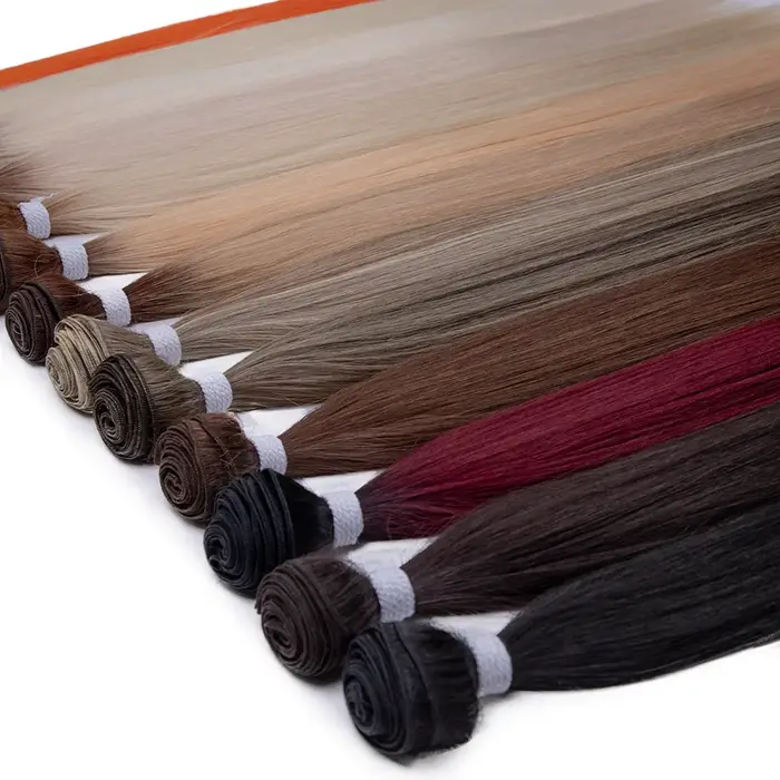 Mèches synthétiques Yaki lisses pour Salon de coiffure