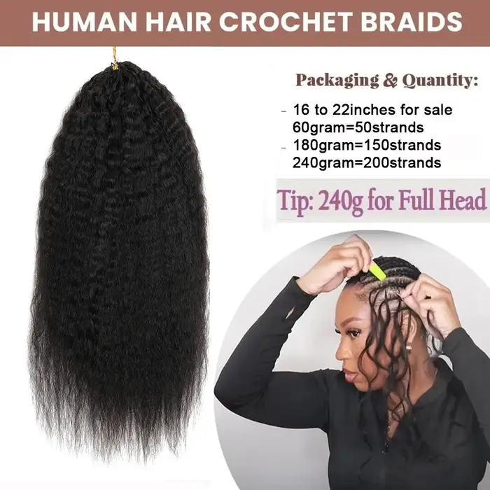 Extensions réutilisables en cheveux humains 100% naturels