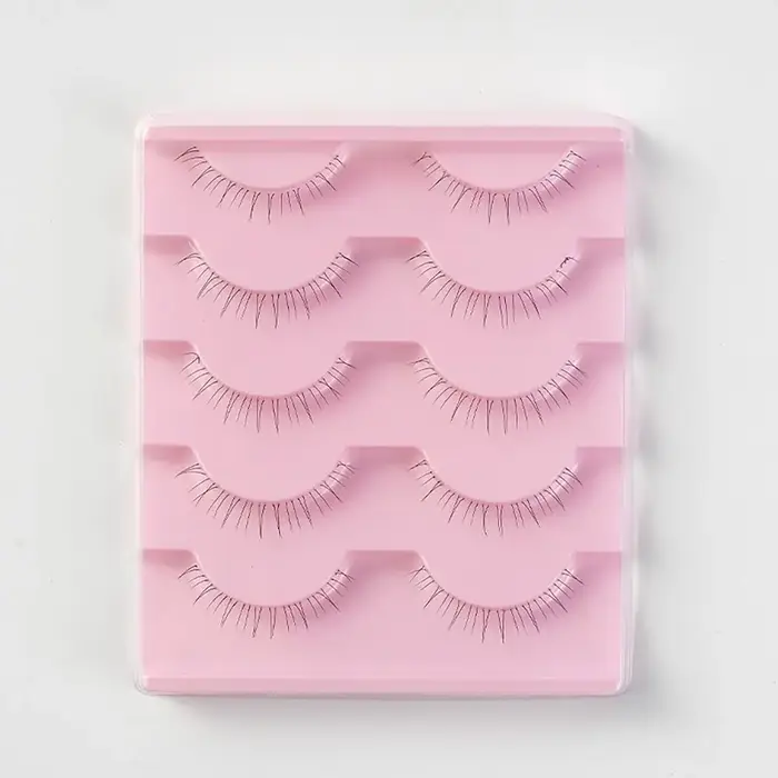 Faux cils inférieurs, maquillage naturel, petites tiges transparentes, extension de cils, outil de b