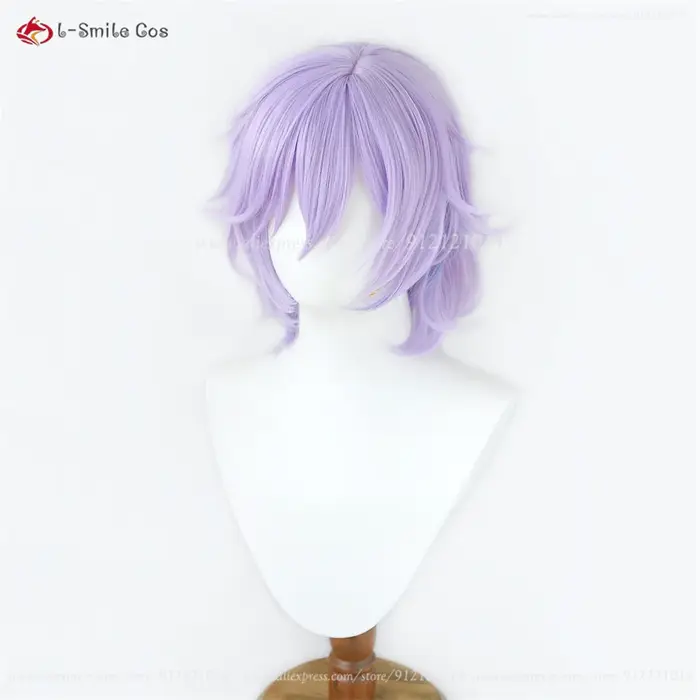 Epel Felmier Cosplay perruque violet dégradé Cruly perruques pour femmes