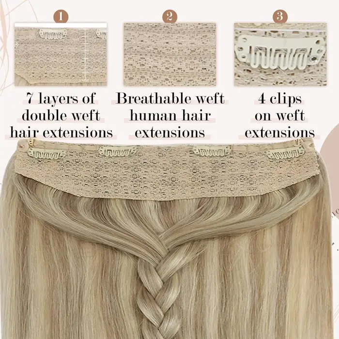 Ugeat-Extensions de Cheveux Humains