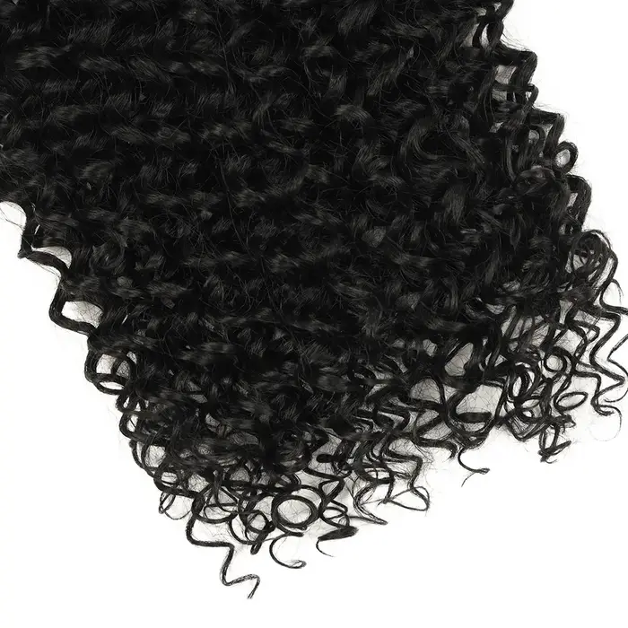 2 pièces de tresses synthétiques bouclées crépues de 30 pouces, cheveux en vrac, fibre organique, sa