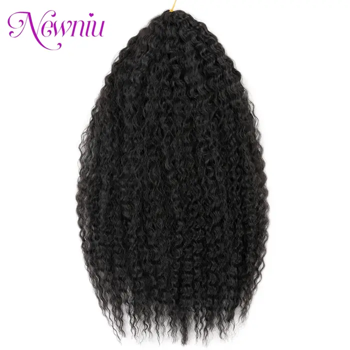 Dreadlocks faits à la main Tresses au crochet Extensions de cheveux pour femmes noires Dreadlocks co