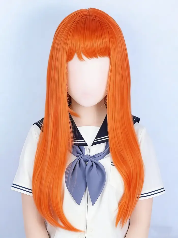 Perruque Anime Kigurumi, masque personnalisé, perruque intégrale