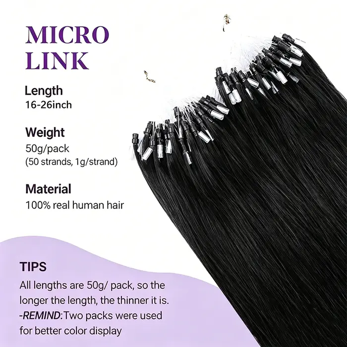 Extensions de cheveux Microlink