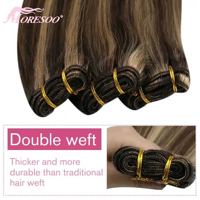 Moreoo – tissage en lot brésilien Remy naturel lisse