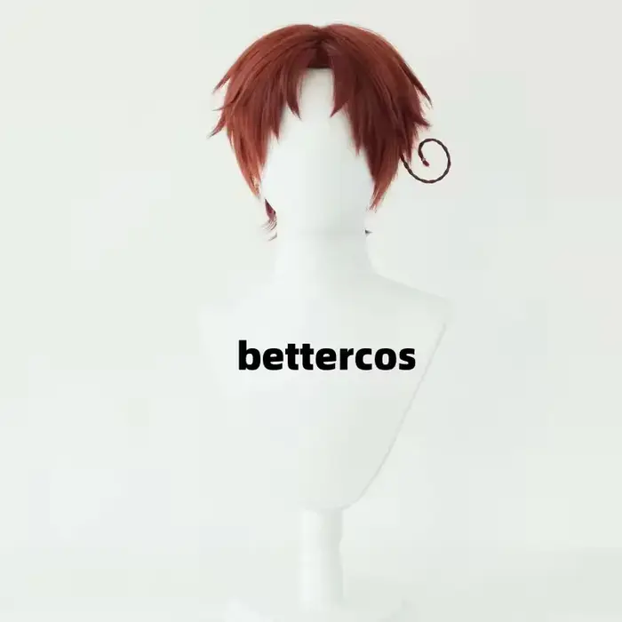 Axis Powers Hetalia perruques sud-aitalie perruque Feliciano Vargas rouge marron Cosplay perruque av