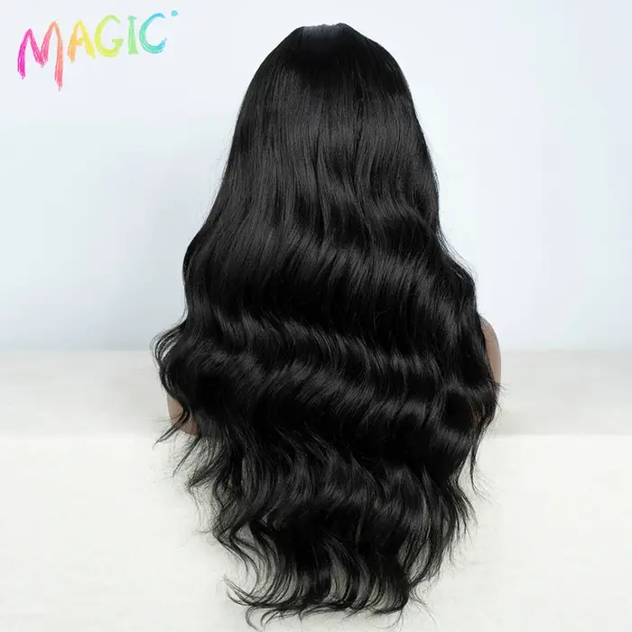 Magic-Perruque Lace Front Wig Body Wave synthétique pour femme