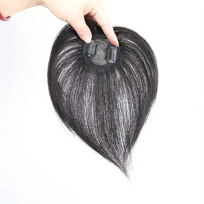 100% vrais cheveux humains Topper pour les femmes postiche brune droite pour le Volume léger remplacement