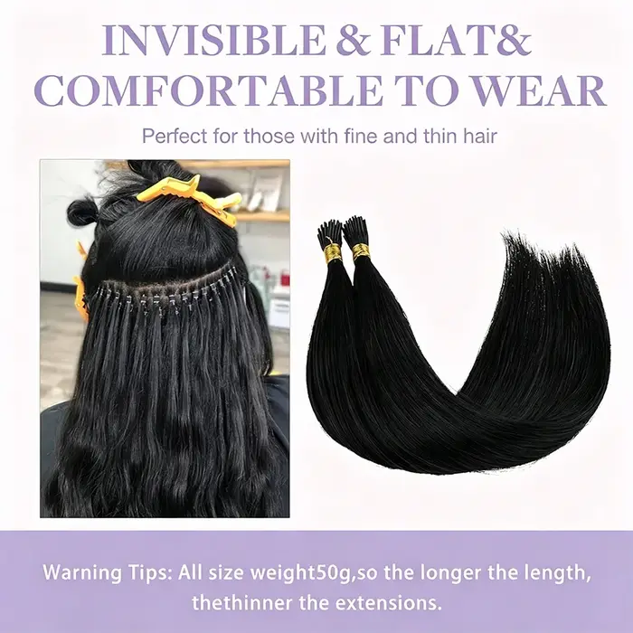 Extensions de cheveux humains I-Tip