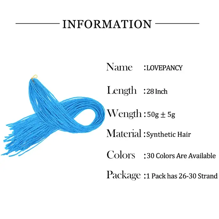 Zizi-Tresses Synthétiques au Crochet pour Femme