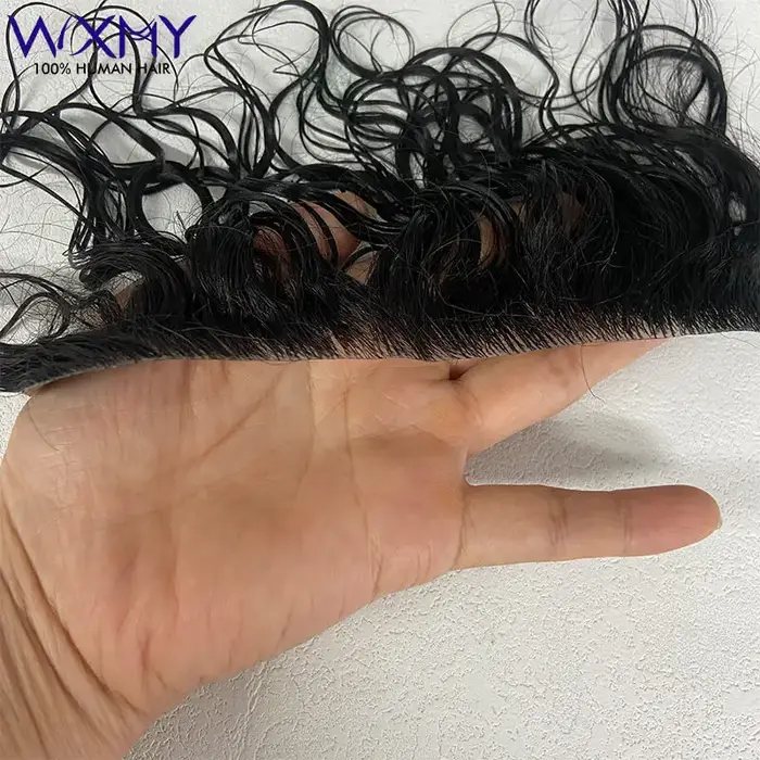 Perruques de cheveux humains bouclés à l'eau
