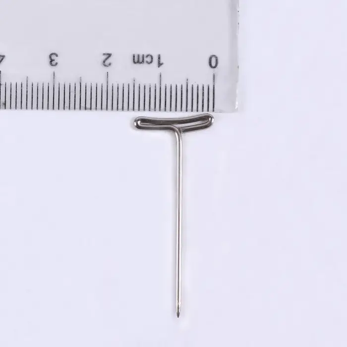 100 pièces T-PINS (40mm) pour perruque sur tête en mousse Style T broche aiguille Mannequin