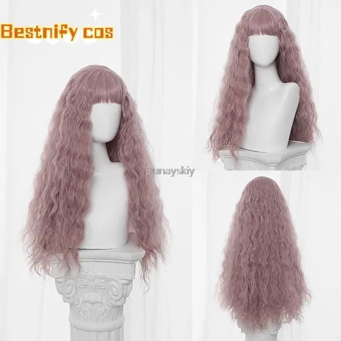 Anime NANA Reira Serizawa Cosplay perruque longue bouclée rose
