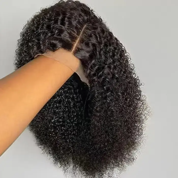 Perruques sans colle à densité 230 %, cheveux humains pré-épilés, perruque frontale en dentelle Deep