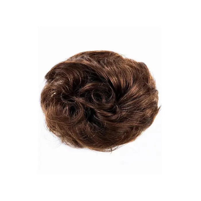 Extensions de chignon chignon désordonné de cheveux humains, chouchou, postiche Updo, doux et confor