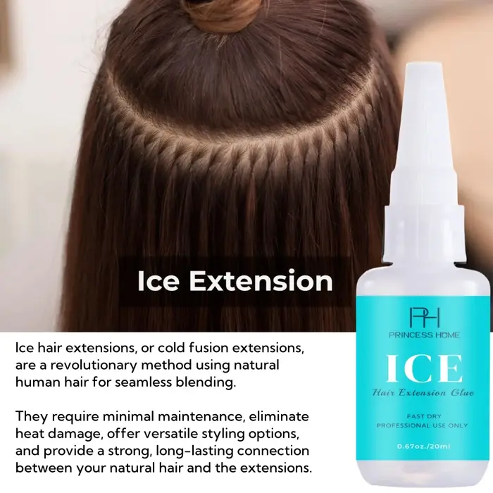 Kits de Gel de colle pour extensions de cheveux