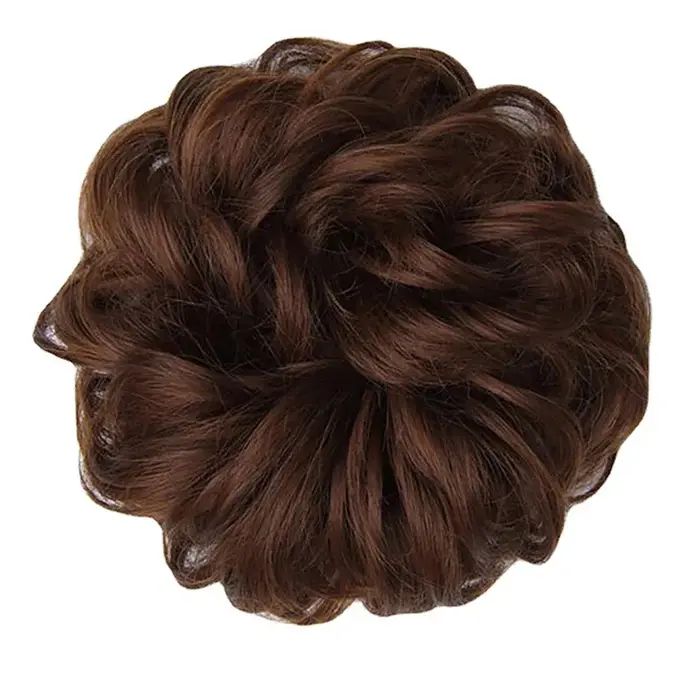 Chignon synthétique perruque dames queue de cheval Extension de cheveux Scrunchie élastique vague bouclés postiches