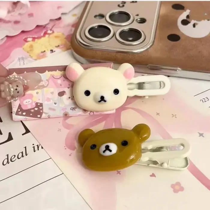 Ensemble d'épingles à cheveux ours mignon