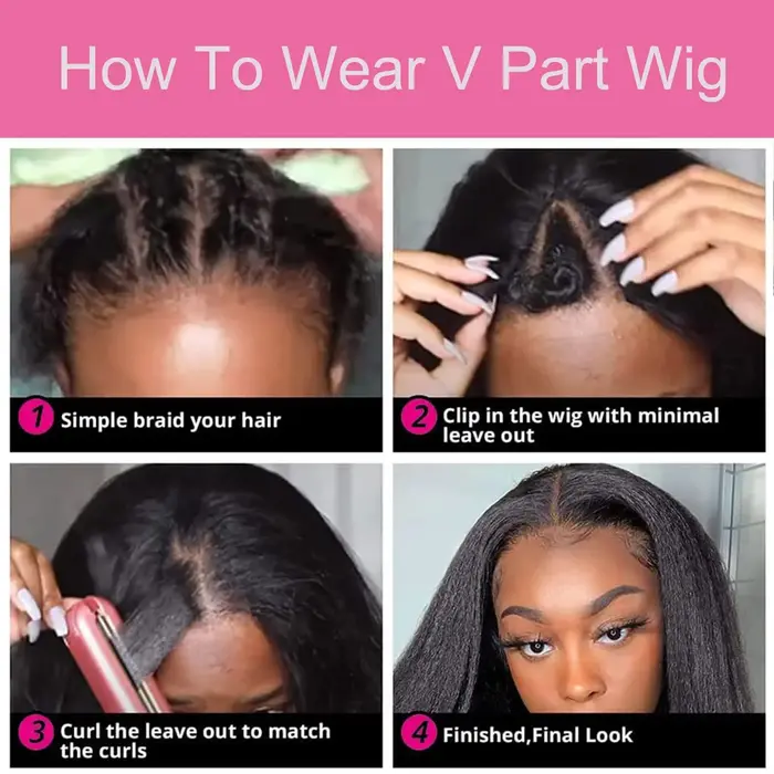 250 densité droite V partie perruque 100% cheveux humains pour les femmes 30 34 pouces pas cher brésilien sans colle perruques droites en liquidation vente