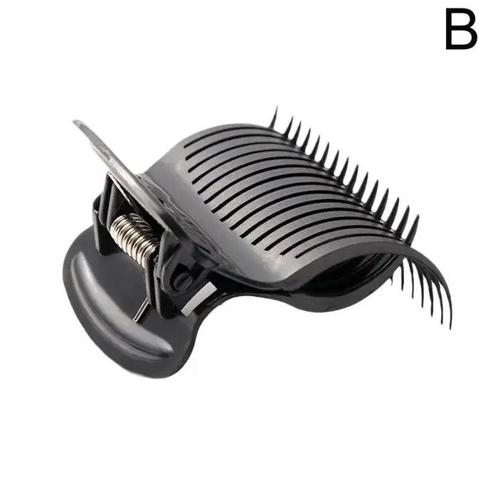 Lot de 12 pinces à cheveux noires/blanches pour bigoudi, accessoire isolant pour salon de coiffure