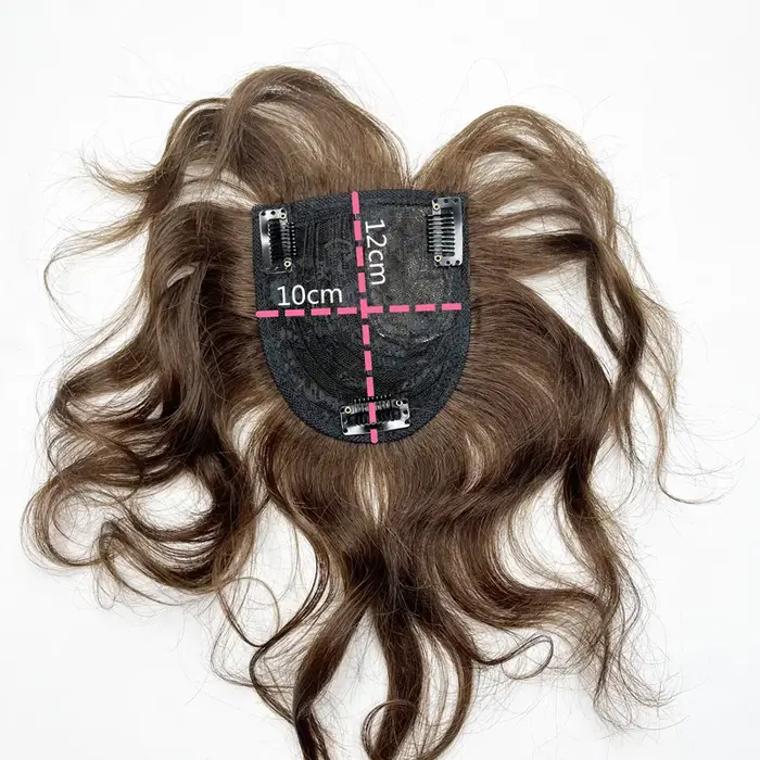 Topper de cheveux naturels pour femmes vague de corps bouclés
