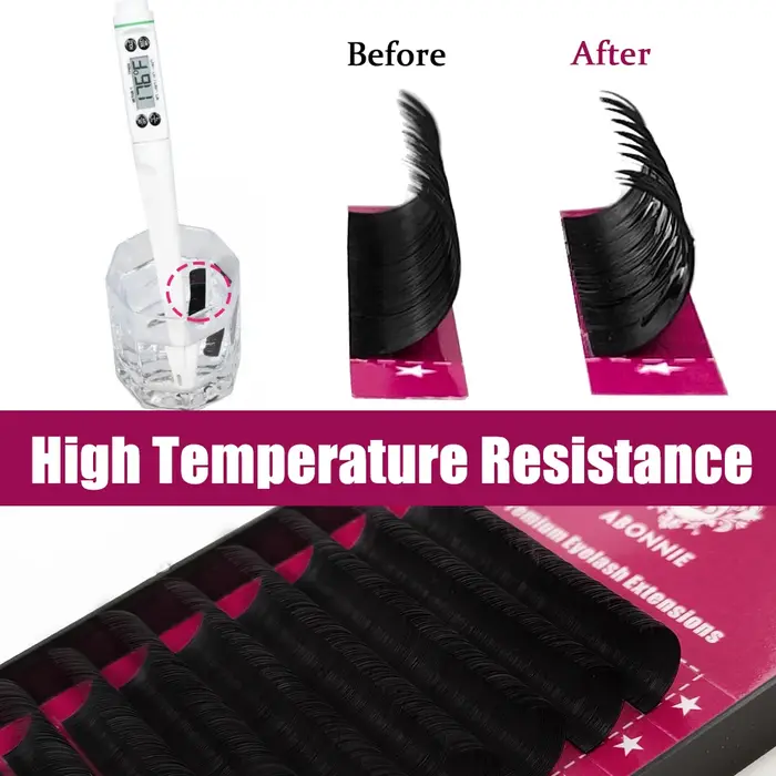 Abonnie Extensions de cils classiques moelleux