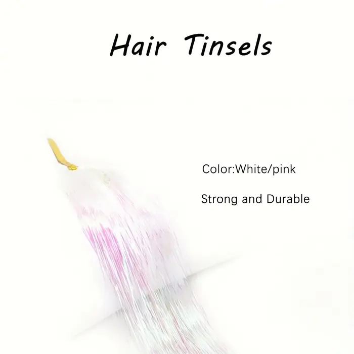 Extensions de cheveux en guirlandes scintillantes pour femmes et filles