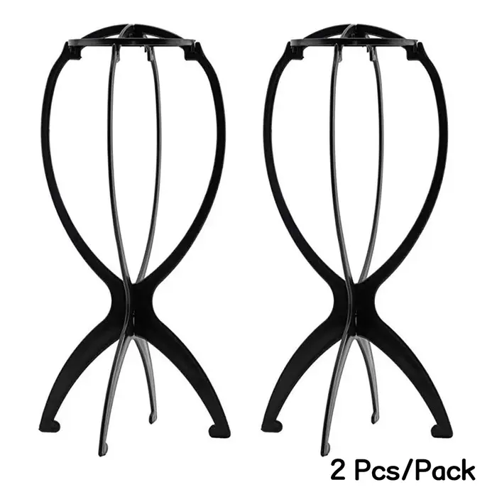 Support de perruque pliable, 2 pièces, présentoir de perruque Durable, outil de 13.8 pouces, support
