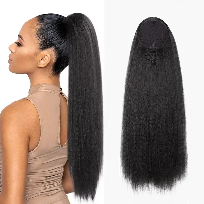 Perruque synthétique Haipiece Yaki