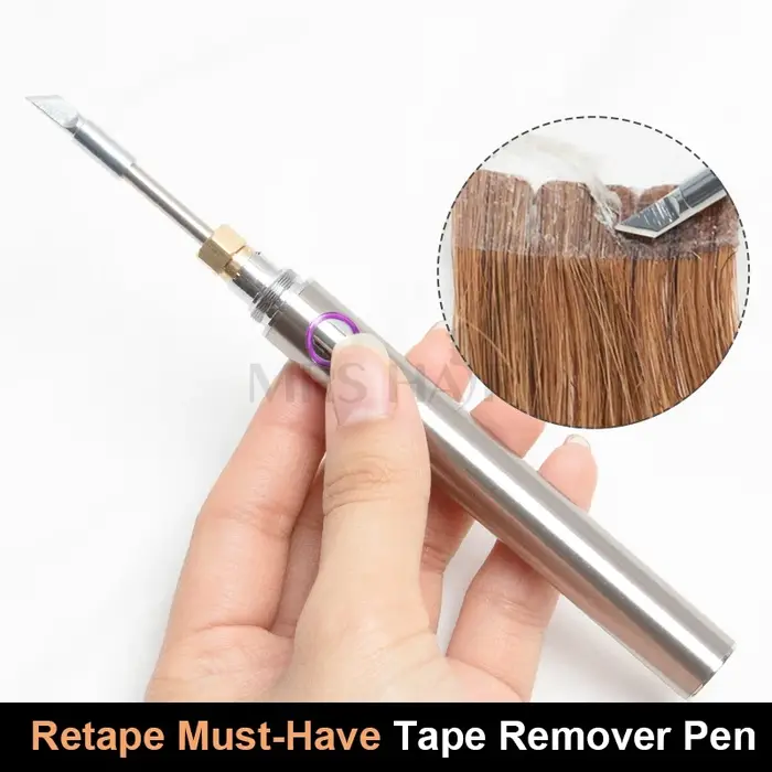 Dissolvant de ruban adhésif électrique pour extensions de cheveux