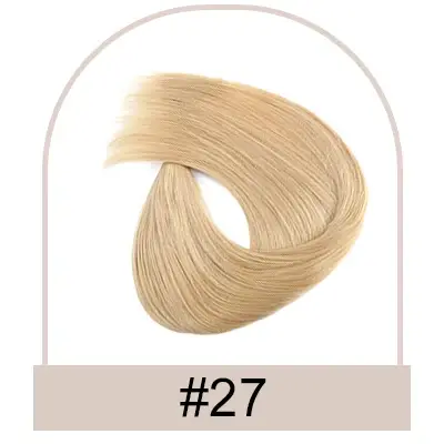 Nouvelles extensions de cheveux lisses à bandes adhésives
