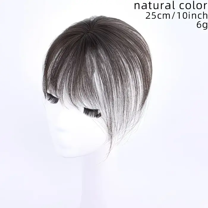 Complément capillaire droit en cheveux naturels pour femmes