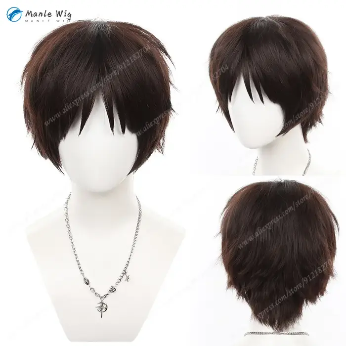 Perruque de Cosplay Anime Eren Yeager