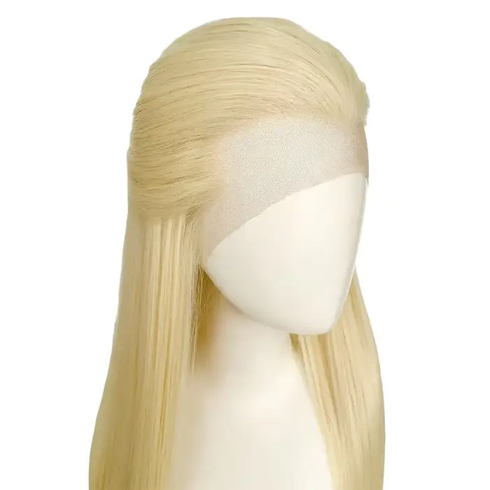 Perruque Lace Front Wig synthétique Blonde 613 pour hommes