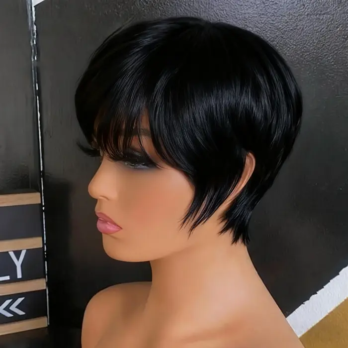 Perruques de cheveux humains Blonde perruque