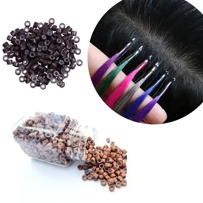Extensions de cheveux, micro-anneaux 5*3*3mm