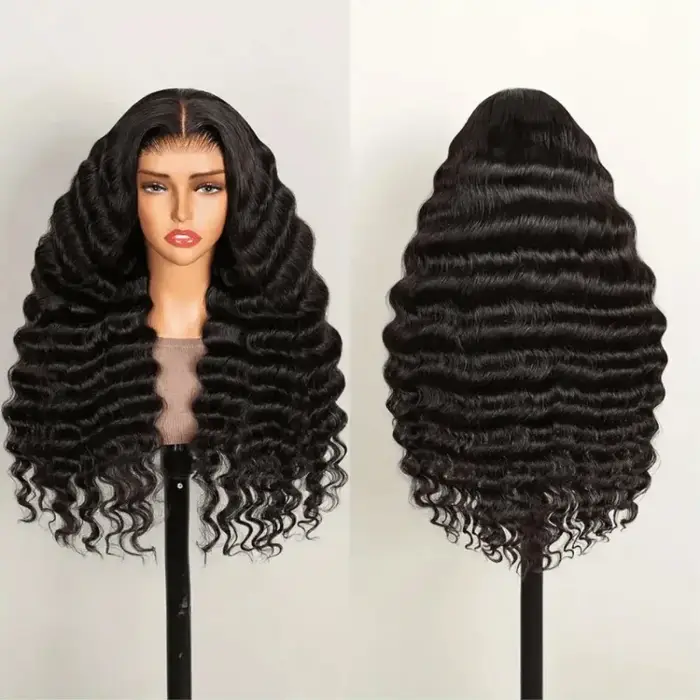 Vagues lâches perruque cheveux humains bouclés vague de corps perruques