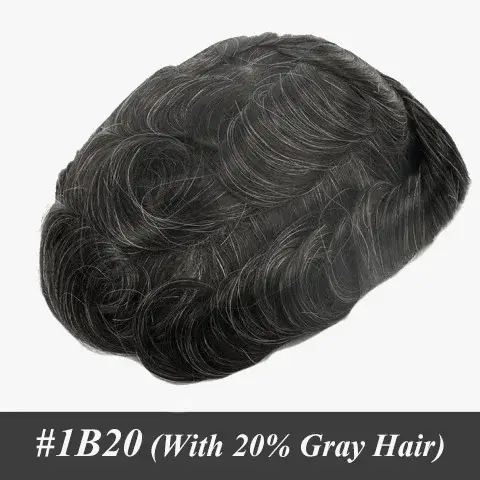 Perruque Full Lace française pour hommes, prothèse capillaire respirante, 6 pouces, 100% cheveux hum