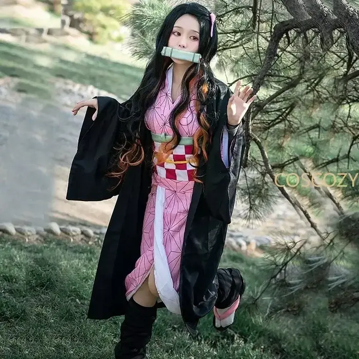 Nezuko Cosplay Anime démon tueur Kimetsu No Yaiba