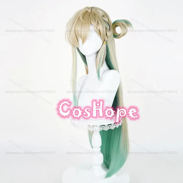 Lynae – perruque de Cosplay synthétique longue de 90cm