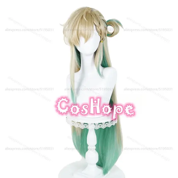 Lynae – perruque de Cosplay synthétique longue de 90cm