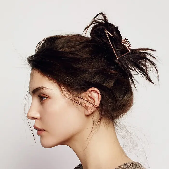Pinces à cheveux crabe en métal pour femmes