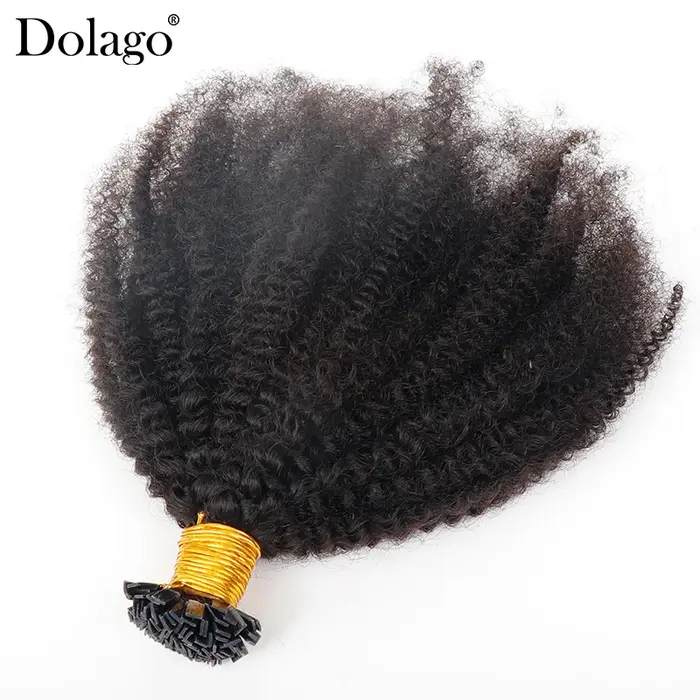 Dolago-Extensions de cheveux afro crépus bouclés pour femmes