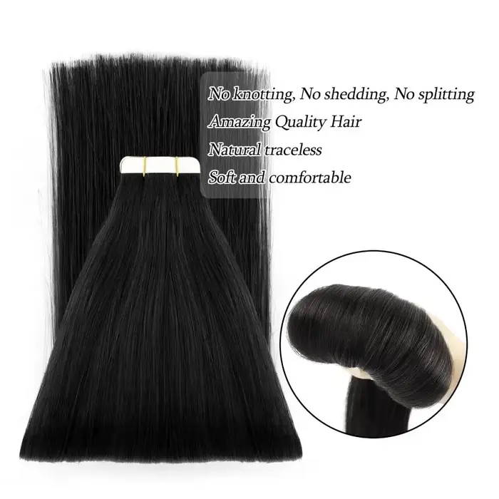 Tape in Hair Extensions Natural Human